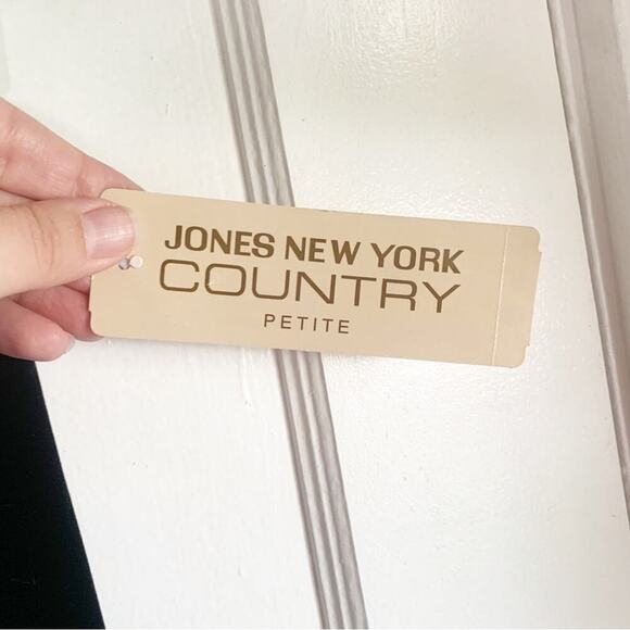 Jones New York Country Vintage Silk Blend Deadstock Gothic Velvet Maxi Skirt NWT - Picture 6 of 11